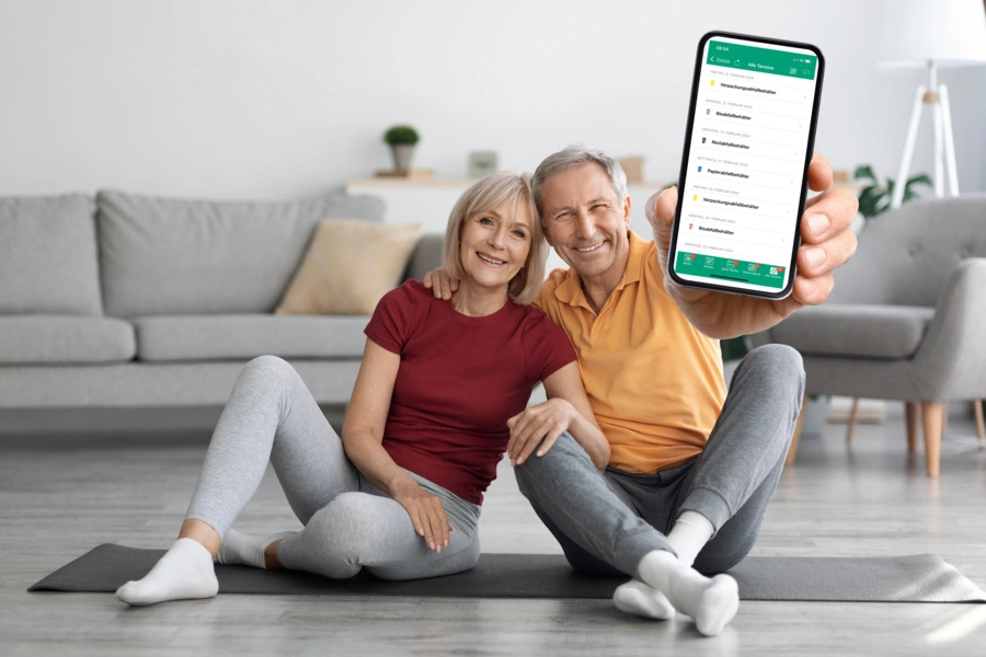 Mit der genialen AEV App wird Ihre Abfallentsorgung zum echten Kinderspiel. Deshalb: Am besten gleich herunterladen. © Foto: Prostock-studio - stock.adobe.com